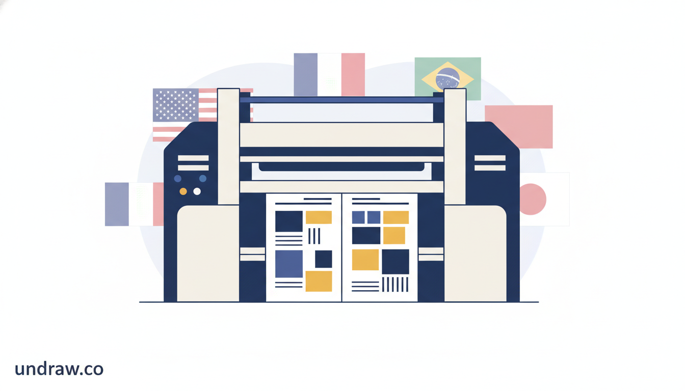 Druck für mehrsprachige Kampagnen: So gelingt internationaler Druck reibungslos